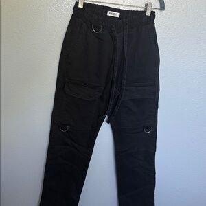 Aphrodite Black Elastic Waist Pants